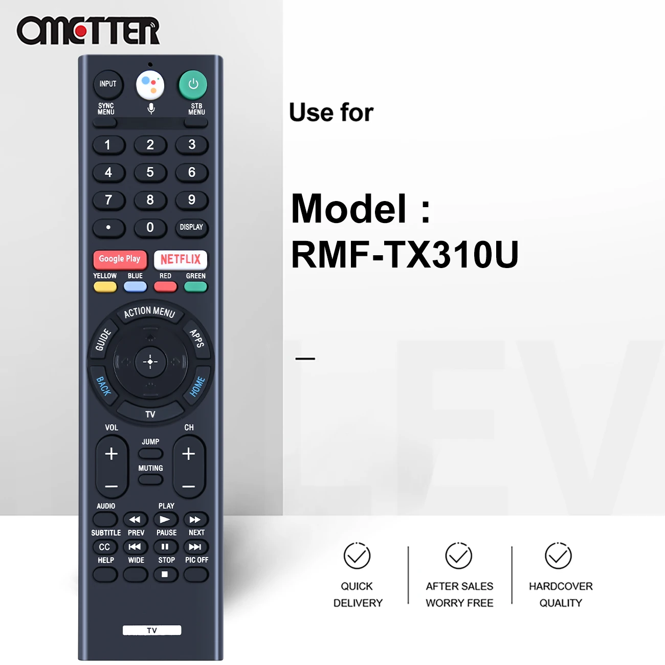 Télécommande Universelle de Rechange pour télécommande TV Sony RM-YD061 KDL