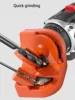 Multipurpose Drill Bit Grinding Sharpener ,Electric Impact Drill Knife Sharpener ,Disposable Double-sided Polishing 1
