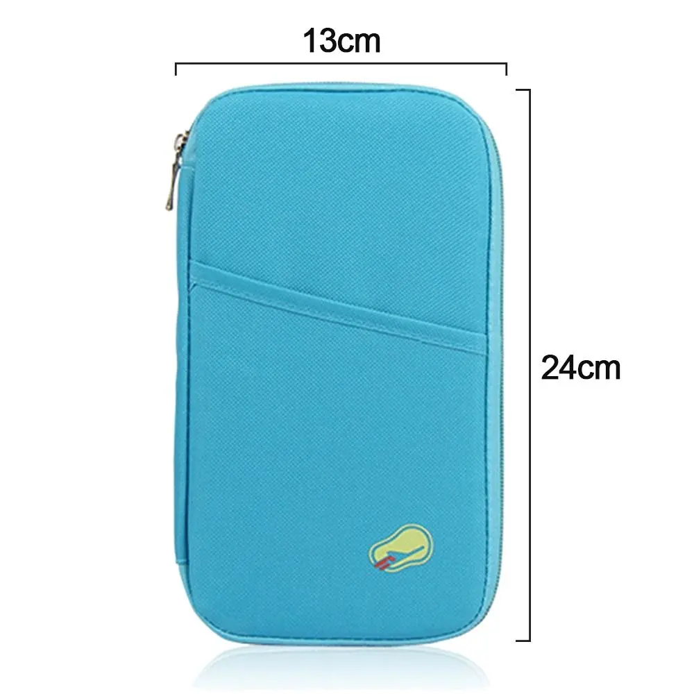 Travel Accessories Zipped Case Purse Wallet Bag Travel Organiser Credit Card Storage Passport Document Tickets Holder travel bags