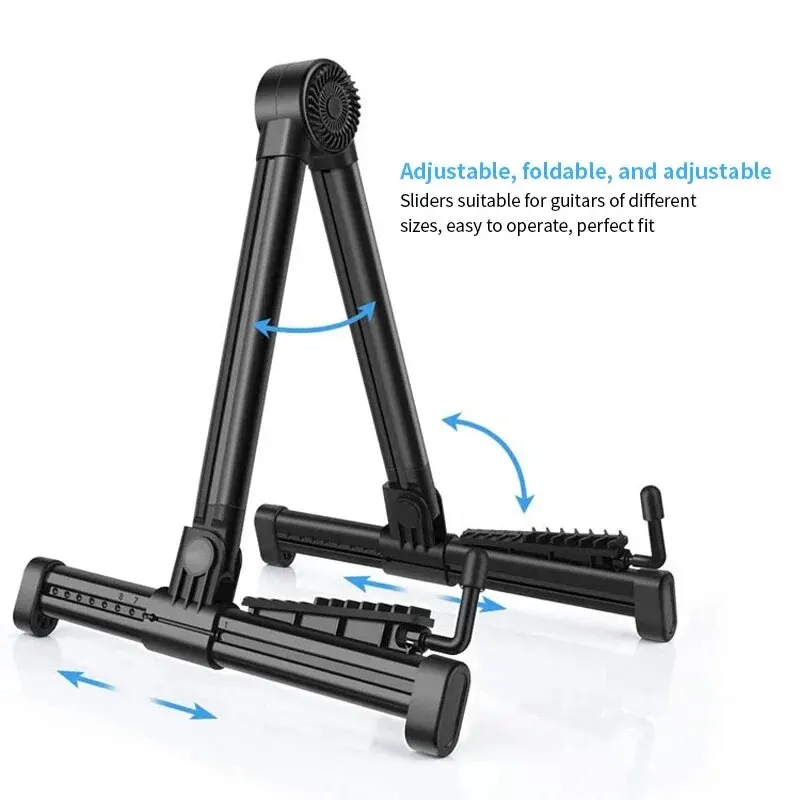 Guitar Stand 1pc Folding Guitar Stand Stand For Acoustic Guitars Electric And Bass Portable And Lightweight Easy Household Floor