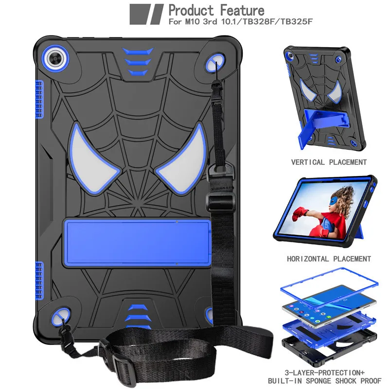 

For Lenovo Tab M10 3rd Gen 10.1 TB-328FU/328XU Case Shockproof Kickstand Tablet Cover For Xiaoxin Pad 10.6 2022 Funda Coque