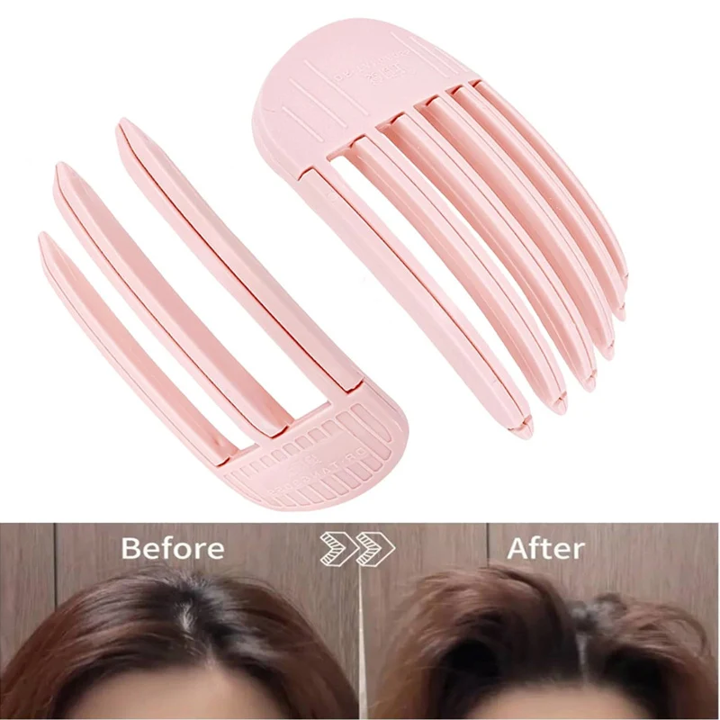 Hair Clips Hair Accessories 2pcs Heatless Hair Care Roots Fluffy Hairpin Curling Bangs Clips Hair Roots Volumizing Clips Women Curling Fixed Shape Clip