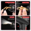 200W Hot Welding Machine Repair Auto Body Bumper Plastic crack Tool Kit With Welding Nail 2 in 1 Plastic Welder Gun 5