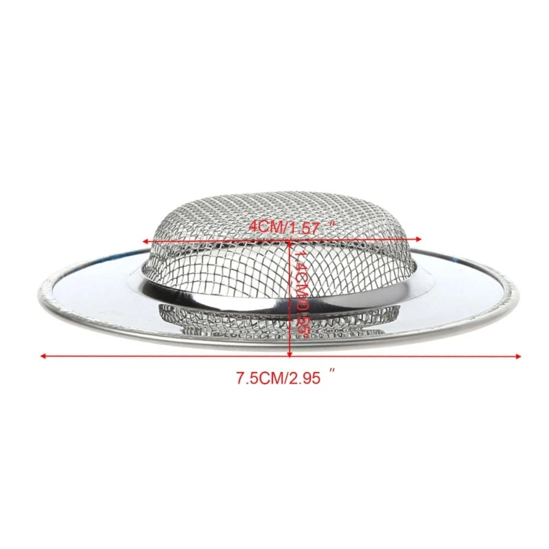 Mesh Kitchen Stainless Steel Sink Strainer Disposer Plug Drain Stopper Filter