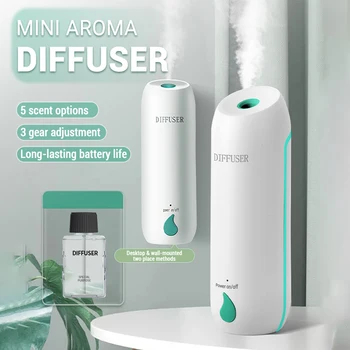 Wall Mounted Aroma Diffuser 3 Modes Essential Oil Diffuser Rechargeable Ultrasonic Atomization Aromatherapy Humidifier Home 1