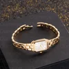 Luxury Top Brand Gold Watches Women Elegant Small Square Dial Ladies Quartz Watch Simple Fashion Female Clock zegarek damski 5