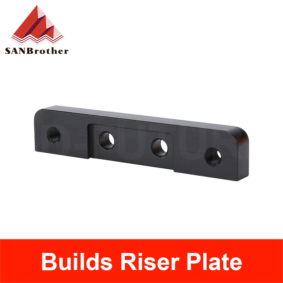 

Durable Black Metal Aluminum C-Beam Riser Plates for C-Beam Linear Rail System Machine 3D Printer Parts
