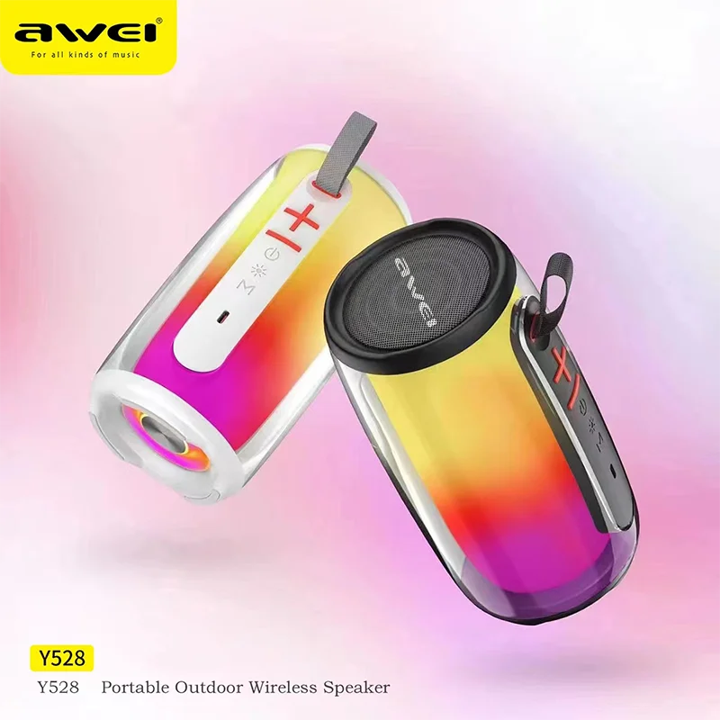 Awei Y528 Colourful Light Outdoor Wireless Speaker description image