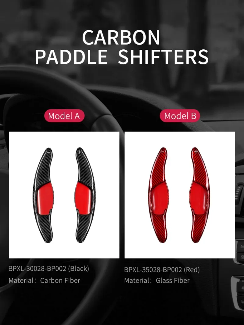 T-carbon Steering Wheel Paddle Shift For Toyota Reiz Camry Corolla Ralink Carbon Firber Styling Accessories Paddle Shifter
