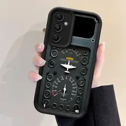 Aircraft Instrument Design Phone Cover Case - Galaxy A35 4G (Mix01)