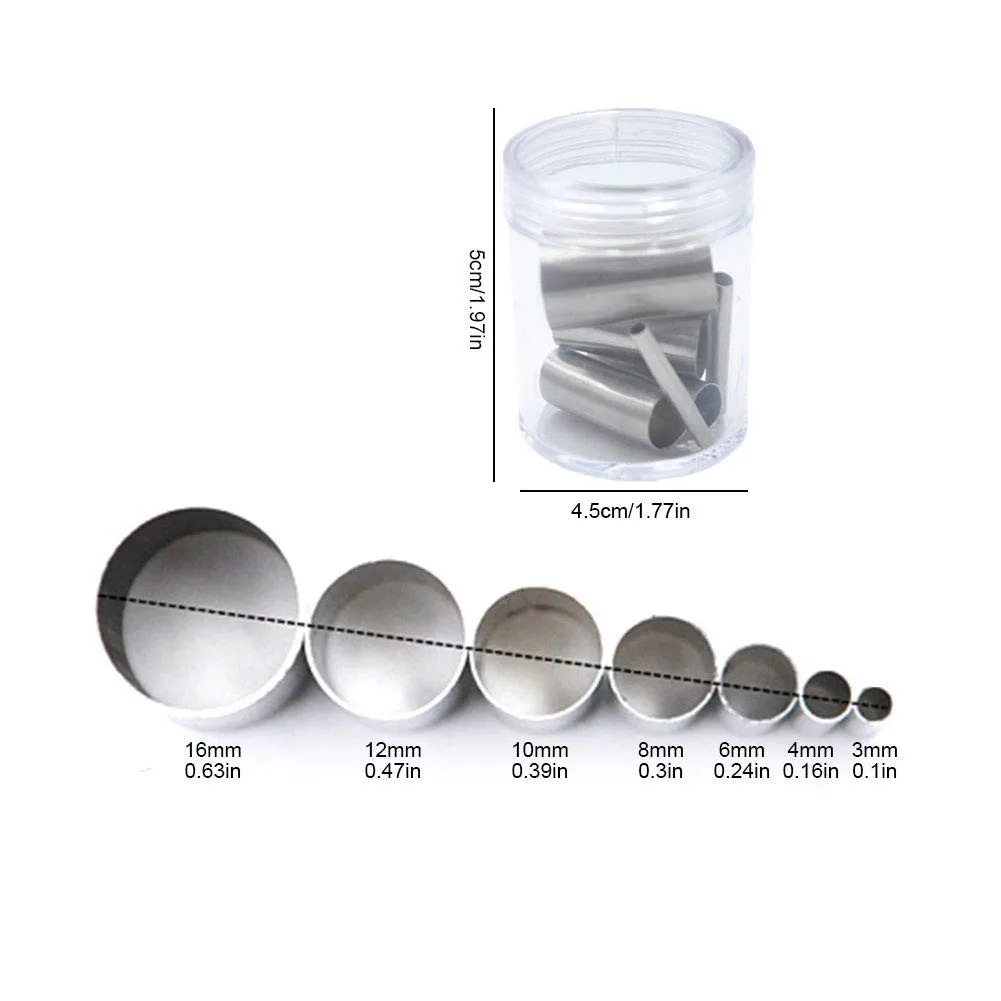 Hole Hollow Punch Cutter Set Indentation Round Circle Shape Ceramics Dotting Mold for Polymer Clay Pottery Handmade Craft Tools