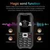 Rugged Mobile Phone M6000 GSM 2G Network 4 SIM Cards Magic Voice 3.5mm Jack 2.4'' Display Big Keyboard Cellphone For Elderly 6