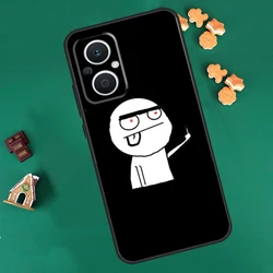 Humorous Middle Finger Phone Case - OPPO Reno8 Pro (OO40423)