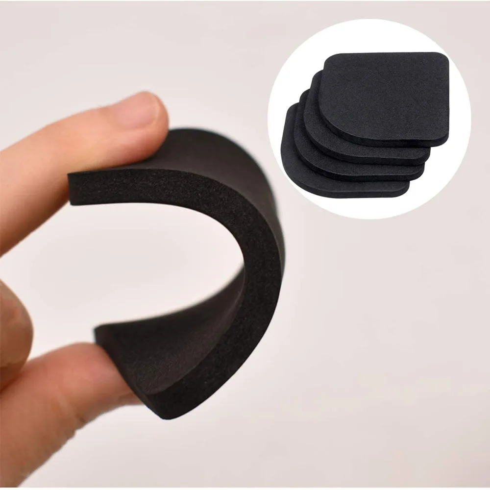 Black Sponge Anti Vibration Pads for Washing Machines and Refrigerators