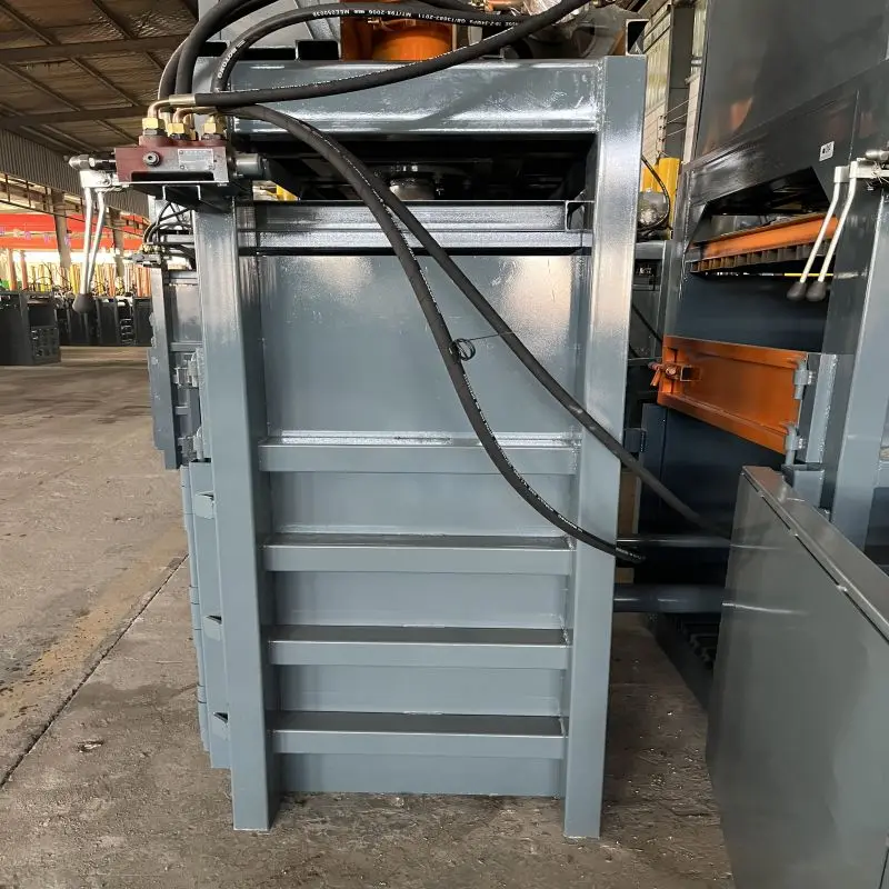 Handle Vertical Hydraulic Packer /Waste Paper Baler Of Garbage Station /Waste Cloth Compressor Machine 4