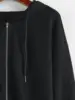 ZAFUL Raw Hem Zip Up Cropped Hoodie 3