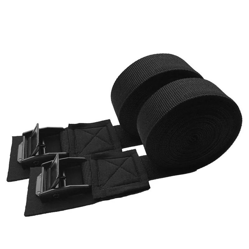 2pcs 2/3/4/5m*2.5cm Tie Down Strap Strong Ratchet Belt Luggage Bag Cargo Lashing Metal Buckle cargo tie down strap