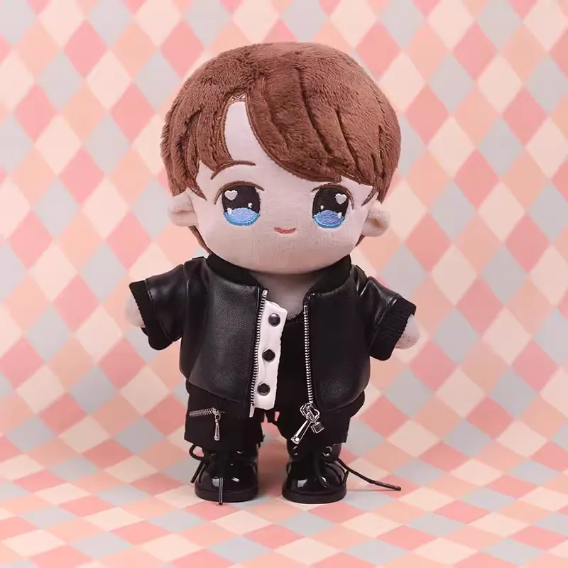Pink 20cm Idol Doll Outfit 20cm Doll Clothes Mini Clothes Suit Shorts Cotton Stuffed Dolls Toys Accessory