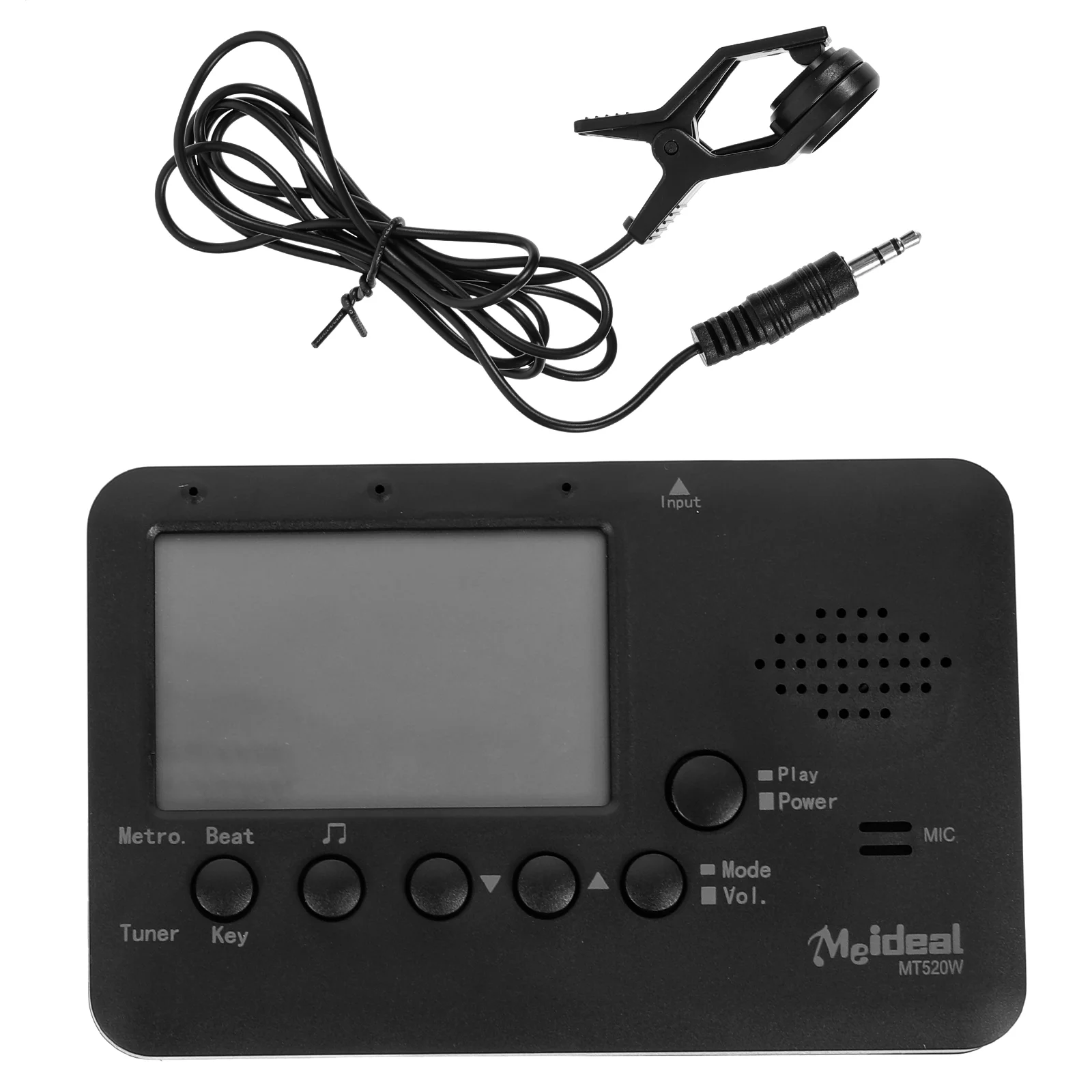 Wind Universal Tuner Metronomo Elettronico Clarinetto Sassofono Flauto Tuba Tromba Tuning Tuner Sintonizzatore Flauto Nero Senza