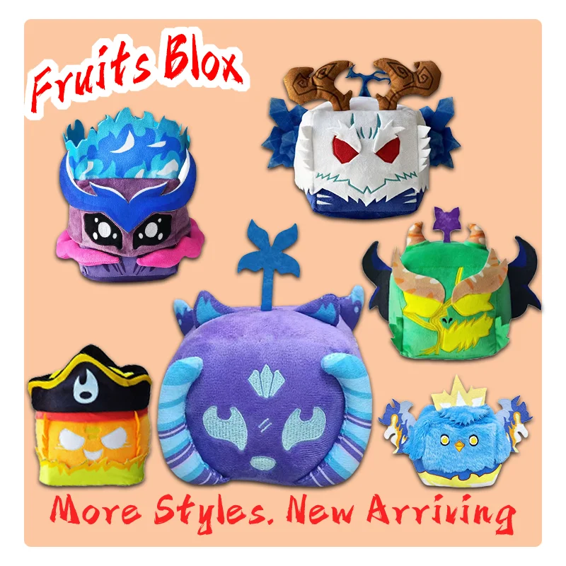Neue Früchte Blox Plüsch Spielzeug Anime Spiel Stofftier Teufel Obst Horror Puppen Kinder Geburtstag Geschenke Haus Sofa Weiche Obst Kissen – Detail 2
