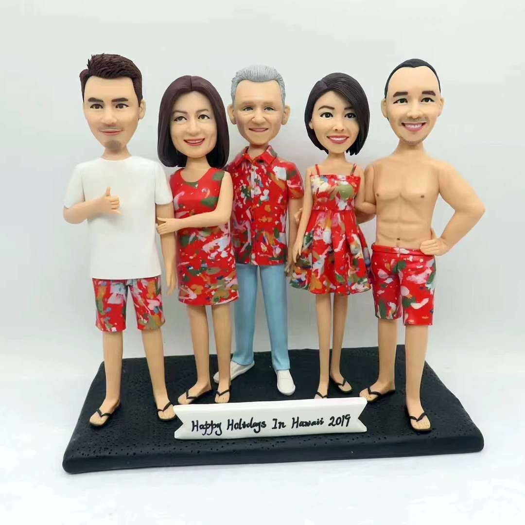 Custom Bobbleheads Figures Sculpted Personalized Figurine Gifts for Boyfriend Husband Boss Office Coworker 2
