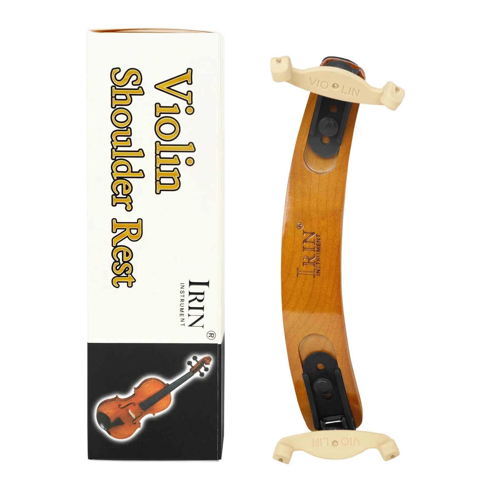 Violin Shoulder Rest IRIN Violin Shoulder Rest Fiddle Shoulder Pad Chinrest Adjustable 3/4 4/4 Violin Padded Rest Accessories Parts