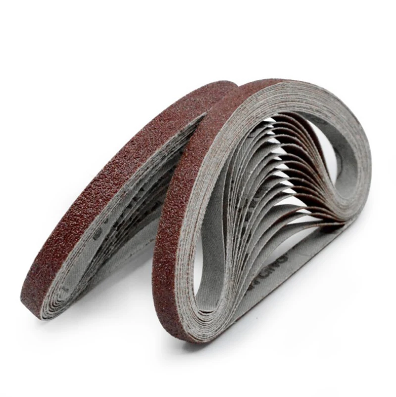 1PcAbrasiveSandingBeltAluminumOxideAnnularBeltWoodSoftMetal