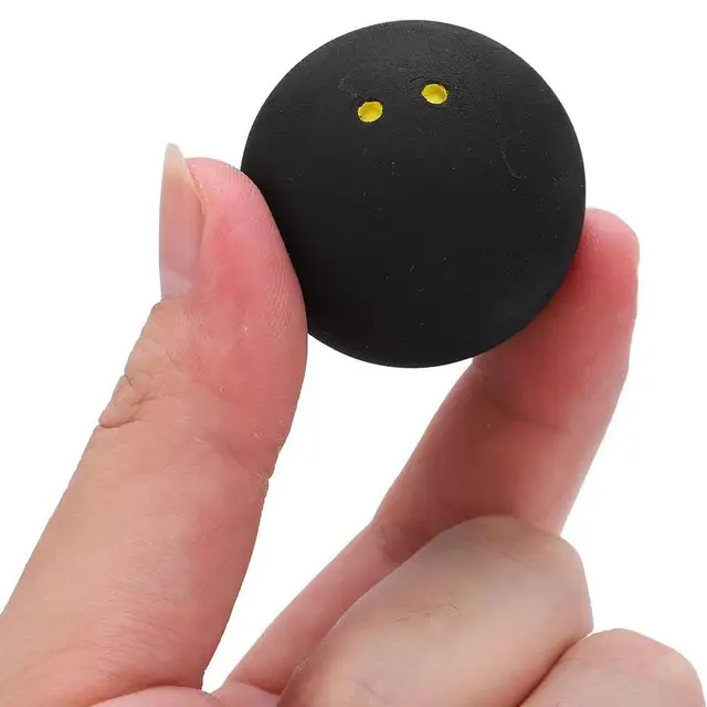 1Pc Double Yellow Point Squash Balls Rubber Squash Racquet Balls Squash Speed Training For Double Yellow Dots Squash Ball 2