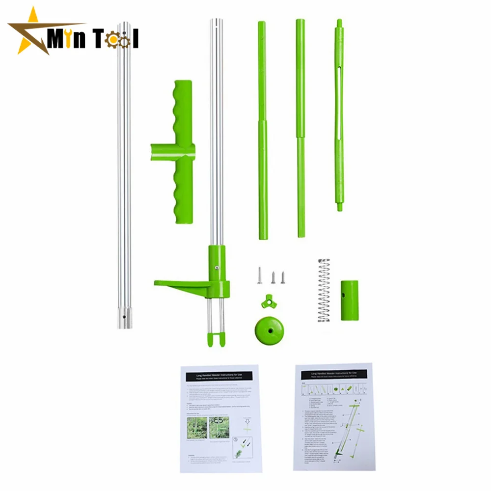 

Root Remover Outdoor Weeder Portable Manual Garden Lawn Long Handled Aluminum Stand Up Weed Puller Hand Tool for Home Garden
