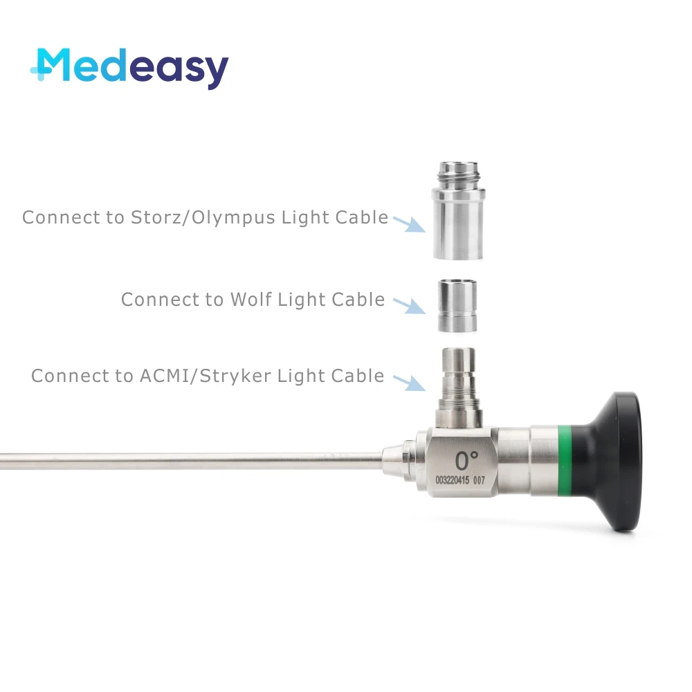 Rigid Endoscope Sinuscope 4mm Urology Cystoscope 2.7mm 6mm 8mm ENT Endoscope 0 30 70 90 Degree for Surgery medical endoscope