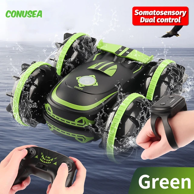 Raio – voiture télécommandée pour enfant, jouet télécommandé, véhicule de  cascade Double face 4Wd, véhicule amphibie, dérive, 2.4G - AliExpress