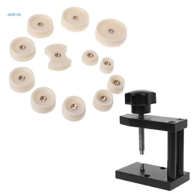 

13Pcs Watch Press Set, 18mm to 50mm Watch Press Tool Eventronic Watch Repair