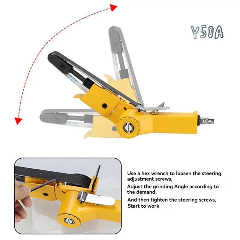 Pneumatic Belt Sander For Narrow Belt Grinding