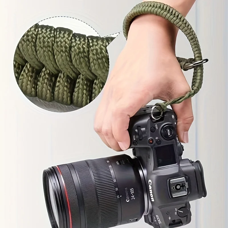 

Outdoor Anti-lost Woven Camera Wrist Strap For Canon Nikon Sony Fuji Leica Olympus Micro Single Release Hand Strap