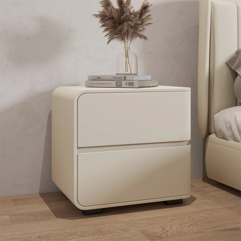 

Modern Bedroom Nightstands Nordic White Minimalist Organizers Bedside Table Kawaii Kids Aesthetic Storage Muebles Home Furniture