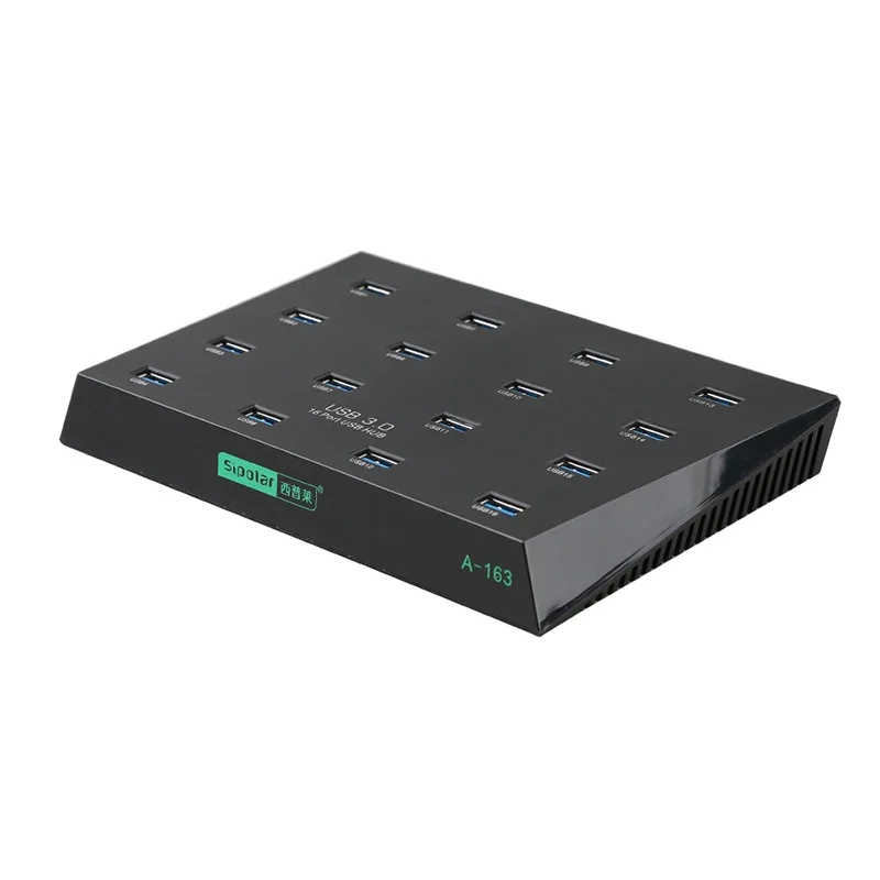 Sipolar A163 Super Velocidade 16 Portas Múltiplas Usb 3.0 Duplicador Hubs para sd tf Cartão u Cópia de Disco Flash com Lote Livre Cópia Software
