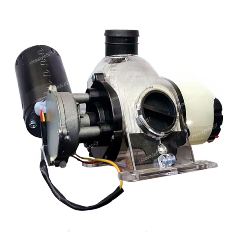 대형 비료 전기 상자 비료 도포기 조정 가능한 모터 왼쪽 및 오른쪽 투명 비료 ..