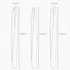 Stainless Steel Eyebrow Tweezers Point Tip/Slant Tip/Flat Tip Hair Removal Makeup Tool Kits With Bag 6