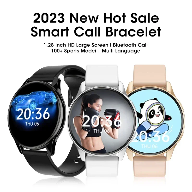

For xiaomi Huawei Samsung Smart Watch Men Women Smartwatch Bluetooth Call 1.28 Inch Support 200+ Sport Global languages +Box