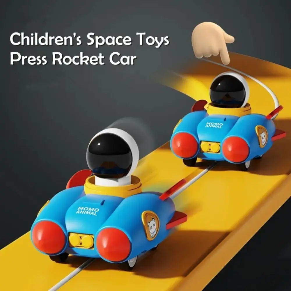 

Rocket Car Toys for 1-3 Year Old Boys Girls Kids Space Toys Toddler Press and Go Toy Cars Wind-up Cars for Boys Girls Gifts
