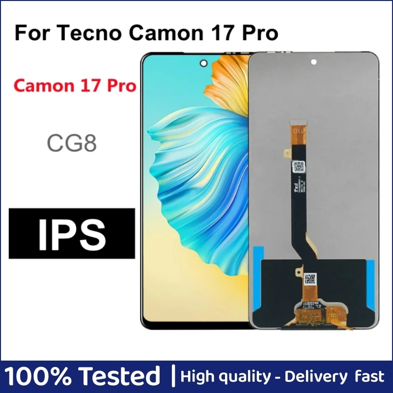 

6.8" For Tecno Camon 17 Pro CG8 LCD Display Touch Screen Assembly LCD Screen Complete for TECNO Camon 17 Pro lcd