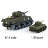 Plastic 1/30 Heng Long RC Battle Tank Sherman Infrared Combating Toy M4A3 3841-01 Remote Control Vehicle Gift 1/16 3898 TH23393 1