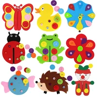 Children Kindergarten Manual DIY Weave Cloth Baby Early Learning Education Toys Kids Montessori Games Teaching Aids Math Toys 1