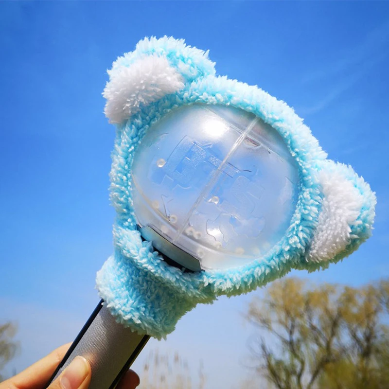 Kawaii Kpop Lamp Case Accessories Light Stick Cover Lightstick Cover Plush Lamp Protective For Cartoon Light Stick kpop lightstick cover