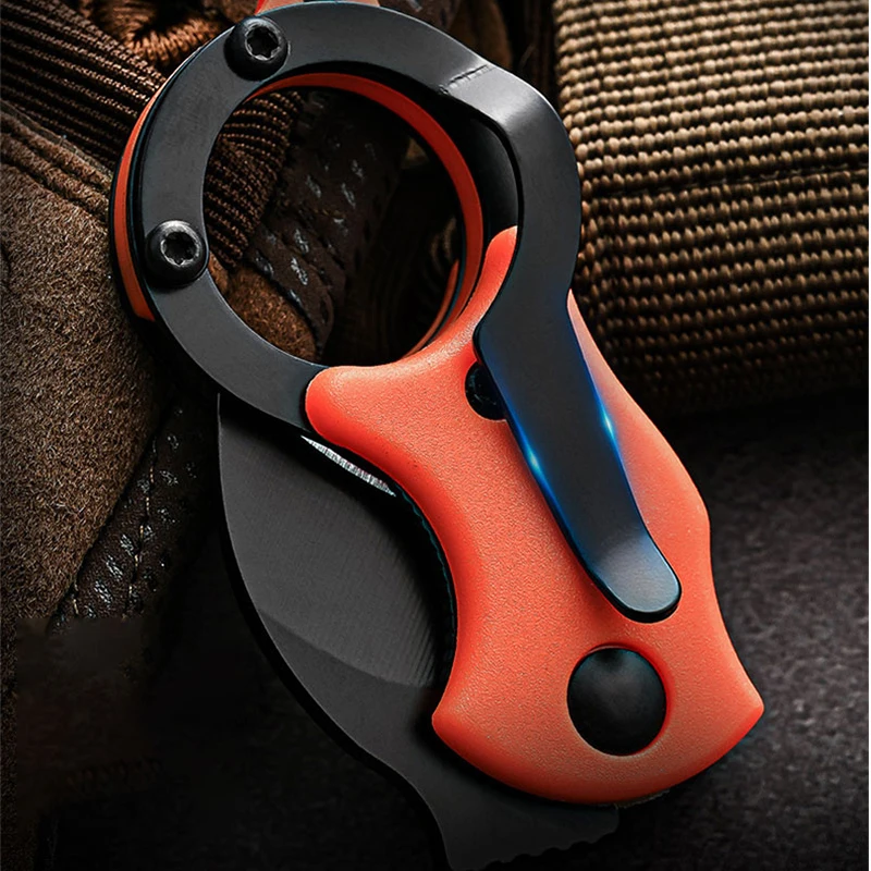 Outdoor Portable Folding Mini Knife Camping Barbecue Sharp Fruit Knife Defense Key Open Box folding knife