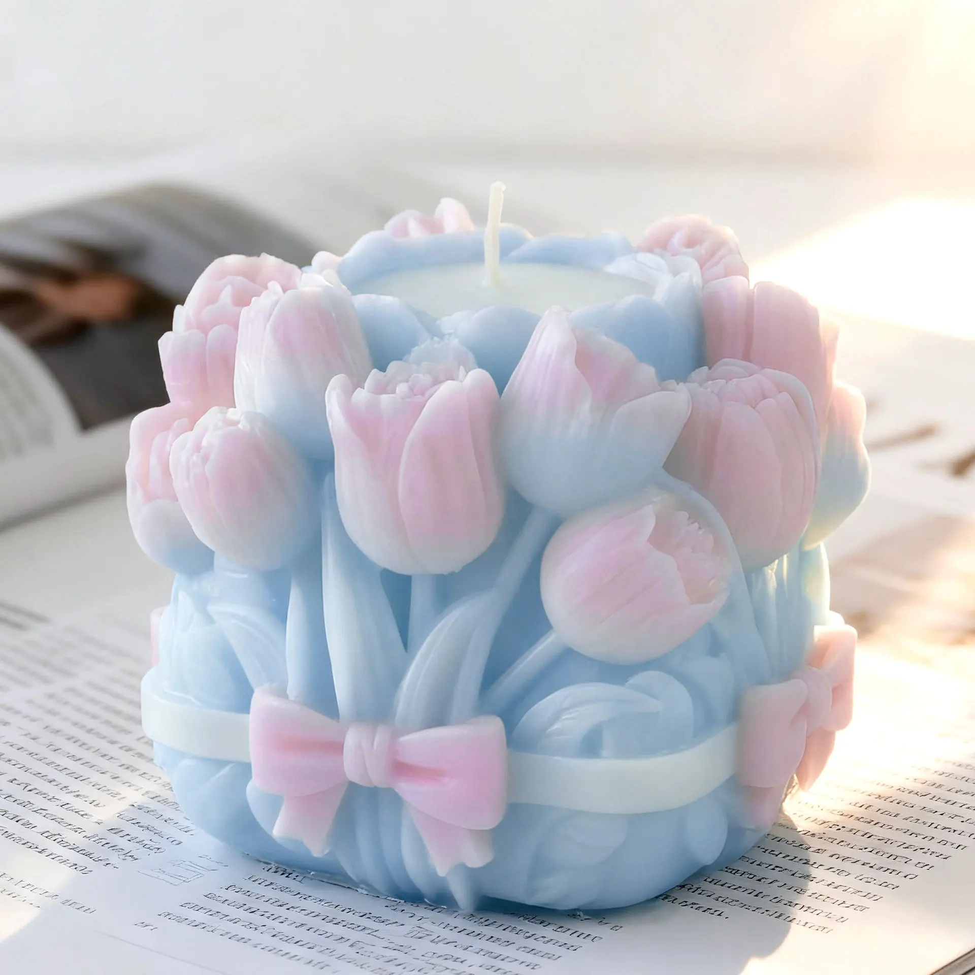 Tulip Relief Candle Mold 3