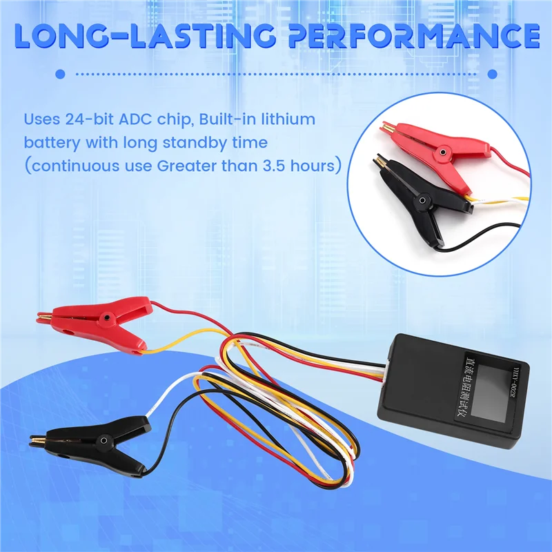 AS60-YHXY-002R DC 밀리옴계 0.03% 정확도 저항 테스터, LCD 디스플레이 판독 범위 0.0001Ω-20Ω