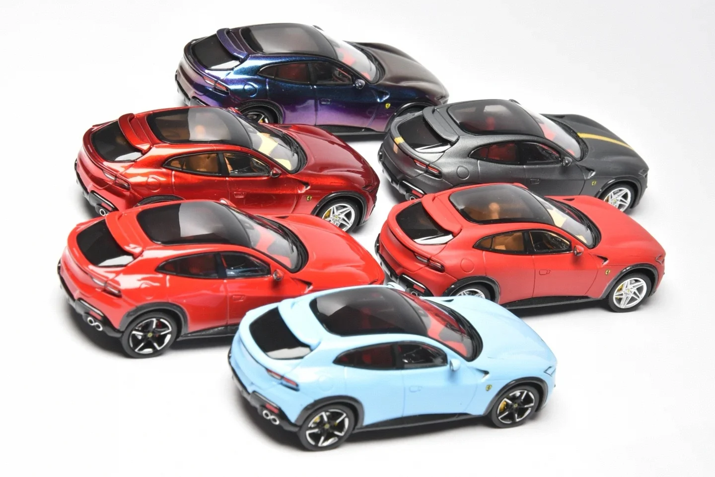 재미있는 모델 1:64 F SUV FUV 다이캐스트 자동차 모델 수집용 미니어처 장난감