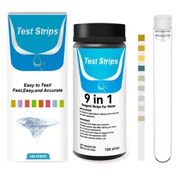 Comprehensive 9 - in - 1 Aquarium Water Quality Test Kit with Test Tube - Easy, Fast, and Accurate (9 - IN - 1)