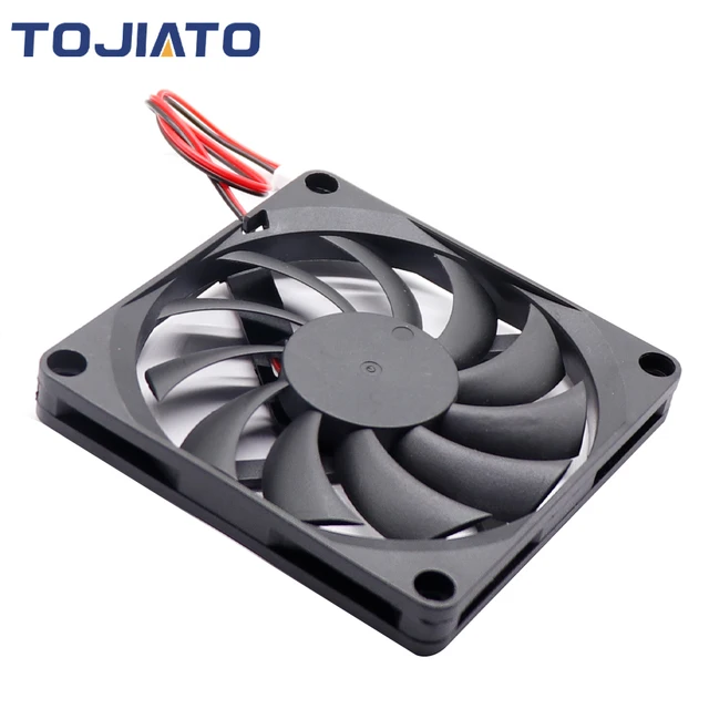 Ventole Di Raffreddamento 40x40x10mm - 2 Pezzi, 12V DC, 6200 RPM, Cuscinetto A Sfera, Senza Spazzole - Foto 4